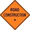 W20 1 road construction custom sign