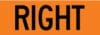 W20 5pr orange right sign