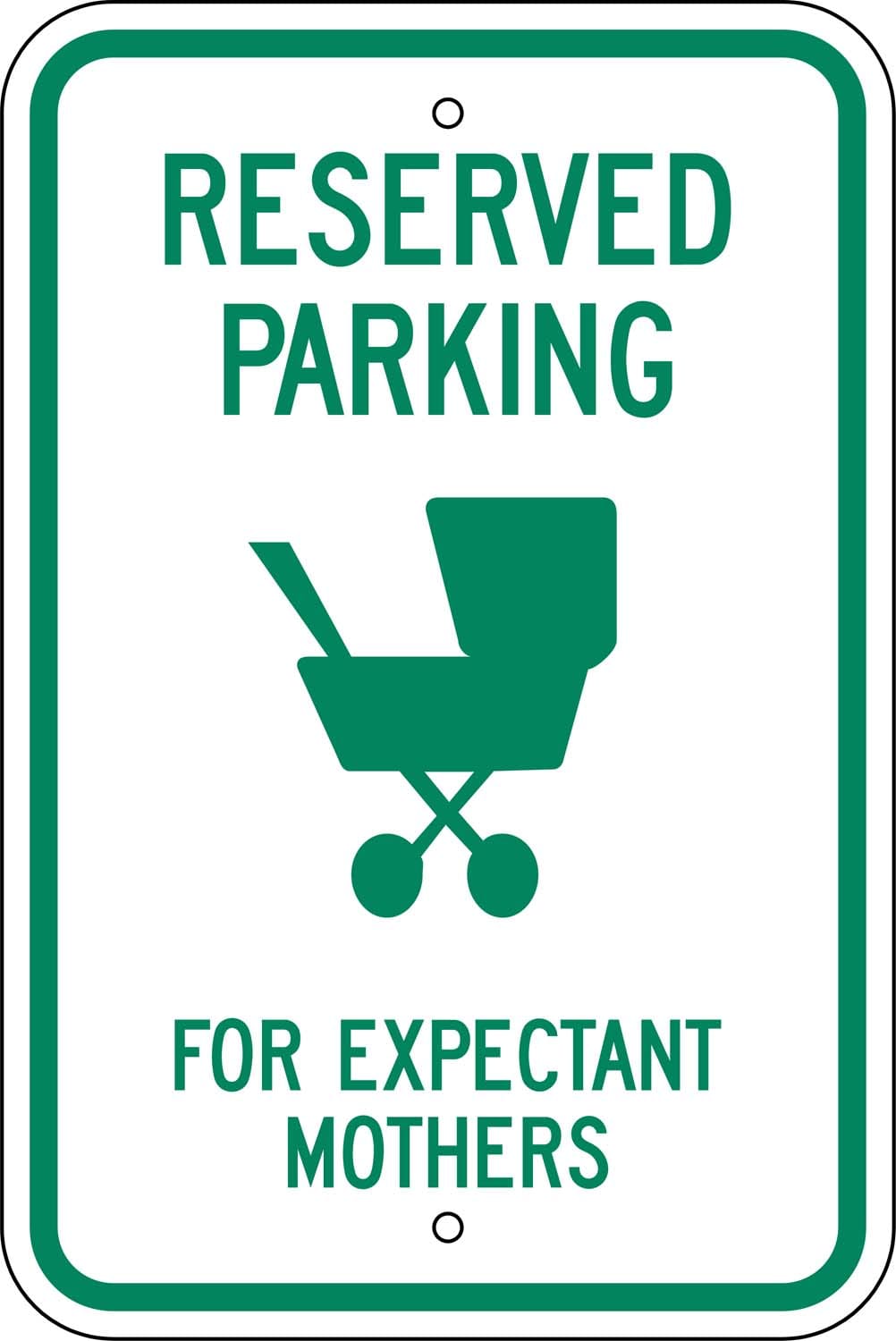 R 118 expectant mothers parking sign