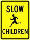 G 2 slow children sign