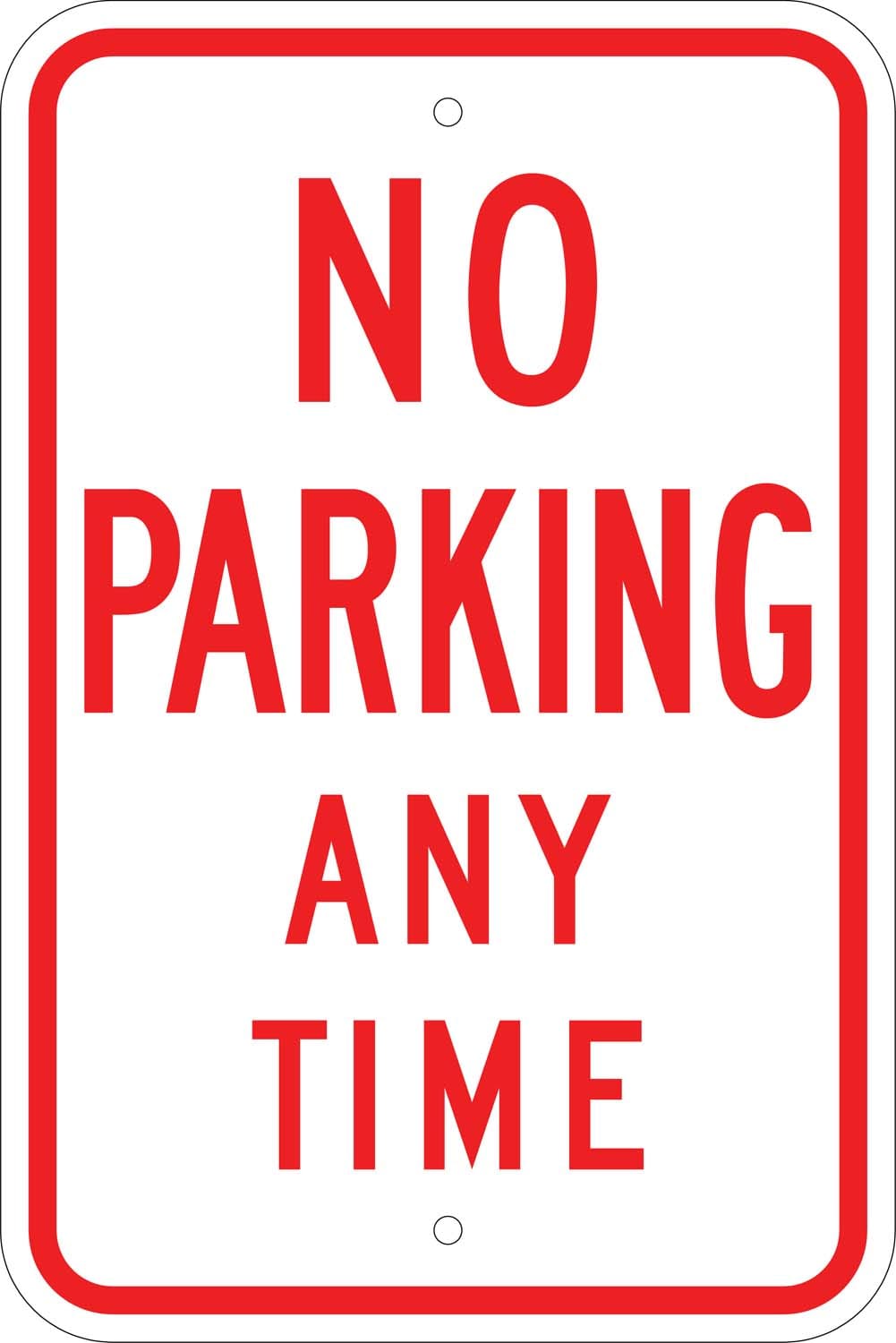 R 18 no parking any time sign 1
