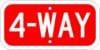 R1 3a 4 way sign