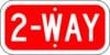 R1 3c 2 way sign