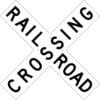 R15 1 railroad crossing crossbuck