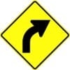 W1 2r right curve arrow