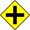W2 1 cross road symbol