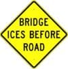 W8 13 bridge ices before road