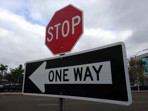 stop one way road signs stop one way road signs