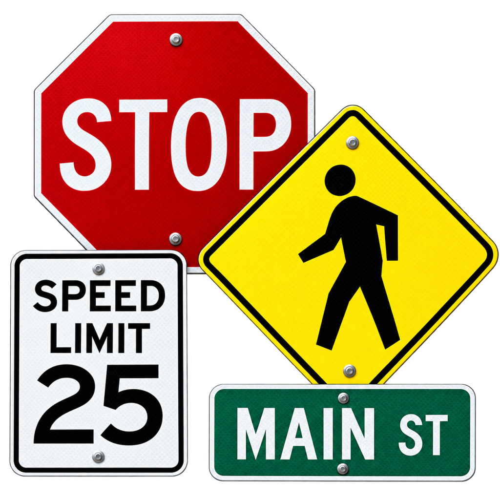 traffic sign collage 1